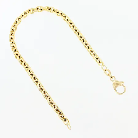Armband, Ankarlänk, 17,5cm, bredd 4mm, 18K.  Vikt: 10,7 g