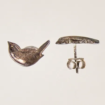 Ett par örhängen, fåglar, 15x6,5mm,  silver 925/1000 Vikt: 2,2 g