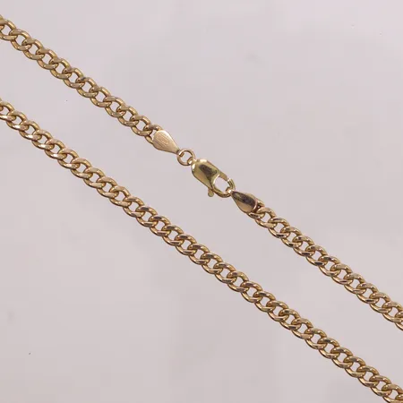 Kedja, Pansar, ihålig, längd 48cm, bredd 3,6mm, GHA, 9K Vikt: 5,6 g
