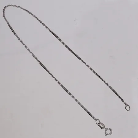 Kedja Venezia, längd 22cm, bredd 1,1mm, 835/1000 silver  Vikt: 1,5 g