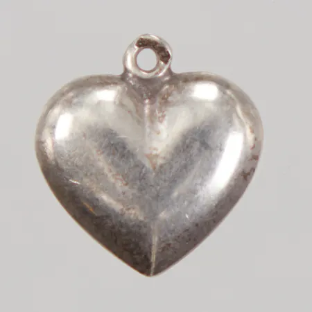 Hänge hjärta, 14x13mm, silver 830/1000 Vikt: 1,1 g