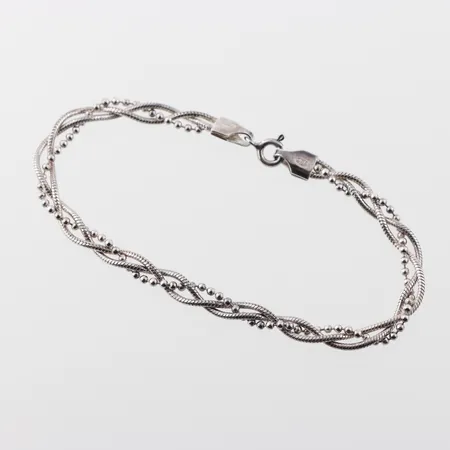 Armband, längd 17,5cm, silver Vikt: 5,2 g