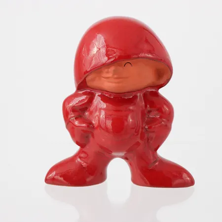 Tomte  Nittsjö, höjd ca 13cm, keramik, Ej samfrakt Vikt: 0 g Skickas med paket.
