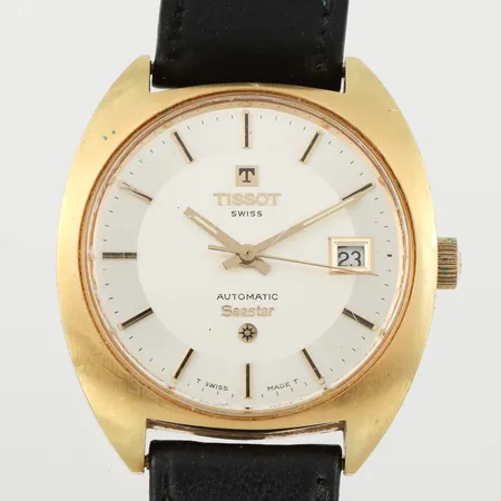 Herrur Tissot Seastar Automatic, diameter ca 36 mm, fungerar inte, repigt glas Vikt: 0 g