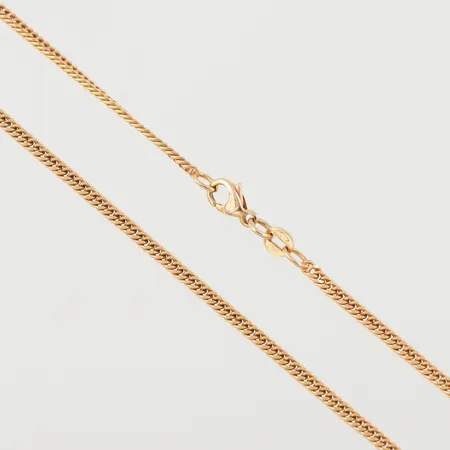 Collier Pansar, längd ca 49 cm, bredd 2.2 mm, 14k. Vikt: 8,8 g