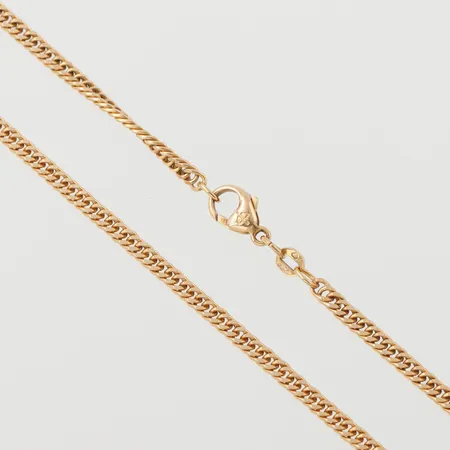 Collier Pansar, Balestra, längd 50 cm, bredd 3 mm, 18k. Vikt: 16,6 g