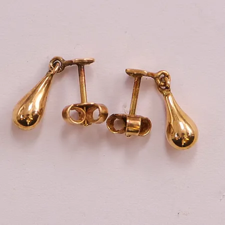 Ett par örhängen, 15mm, 18K 1,5g.