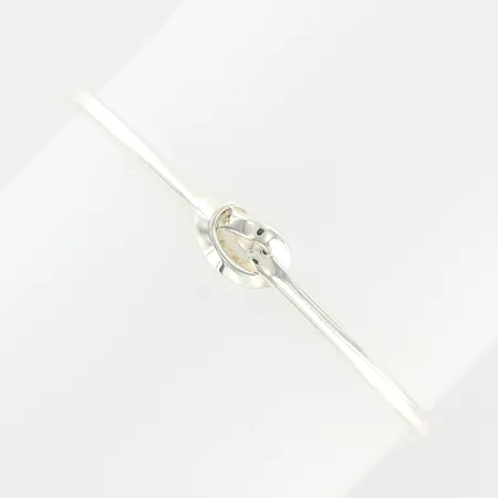 Armband, Love Knot Cuff, Efva Attling, storlek: S, originaletui, silver 925/1000 Vikt: 13,8 g