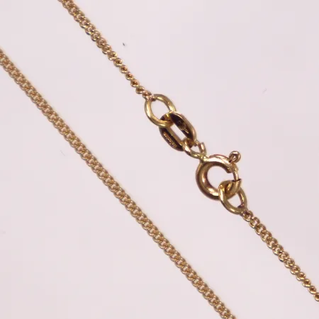 Kedja, pansar längd 38cm, 18K Vikt: 2,5 g