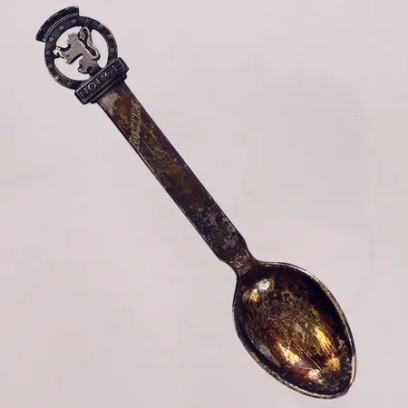 Sked, längd 11,5cm, gravyr, silver 830/1000 Vikt: 15,9 g
