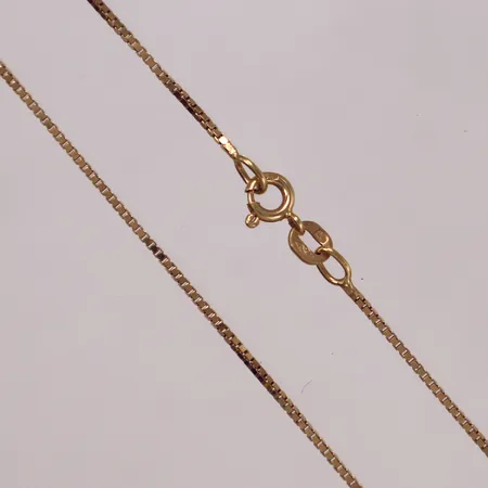 Kedja Venezia, längd 38cm, bredd 0,9mm, Balestra, 18K  Vikt: 3,1 g