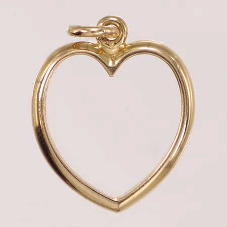 Hänge, hjärta, längd 26mm, 18K Vikt: 4 g