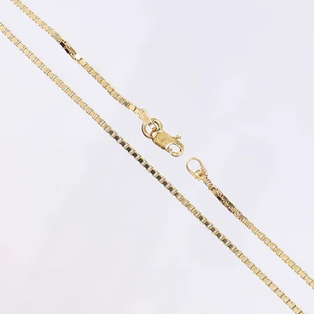 Halskedja Venezia, 57cm, bredd 1,5mm, 18K Vikt: 10,2 g