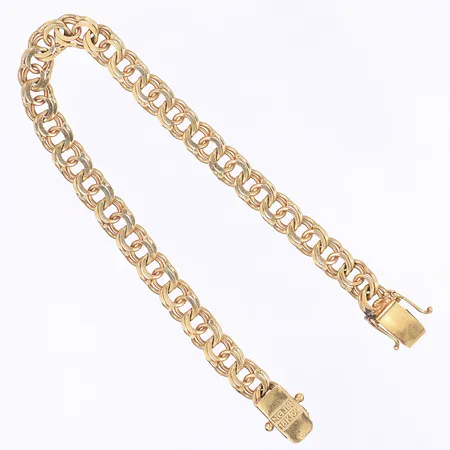 Armband Bismarck, 20,5cm, bredd 7mm, 18K Vikt: 18,8 g
