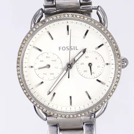 Damur, Fossil, Ø34mm, stål, kronograf, quartz,  Vikt: 0 g