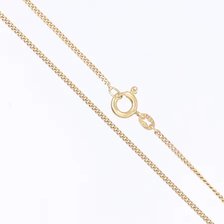 Halskedja pansar, 38cm, bredd 1,2mm, 18K Vikt: 2,2 g