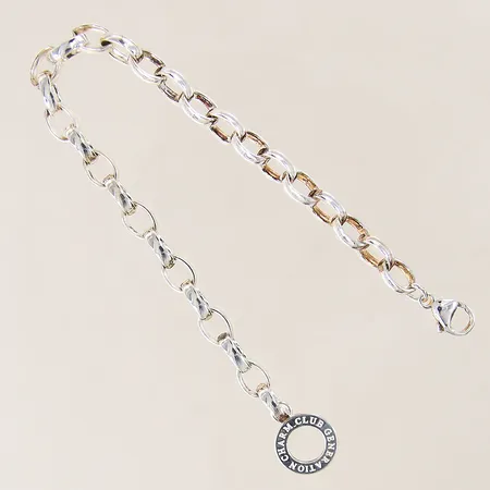 Armband Ankar, Thomas Sabo, Charm Club, längd 21,5cm, bredd 6mm, silver 925/1000 Vikt: 14,4 g