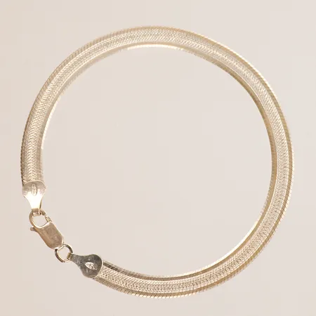 Armband, längd 19cm, bredd 6mm, silver 925/1000, 5,2g Vikt: 5,2 g