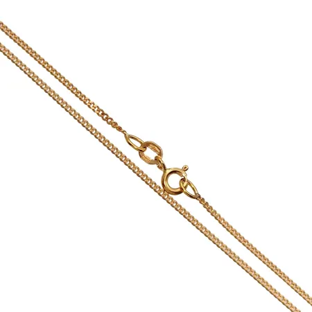 Halskedja Pansar, 18K guld, Guldfynd (GHA), längd 40,0 cm, bredd 1,3 mm, mycket fint skick Vikt: 3,1 g