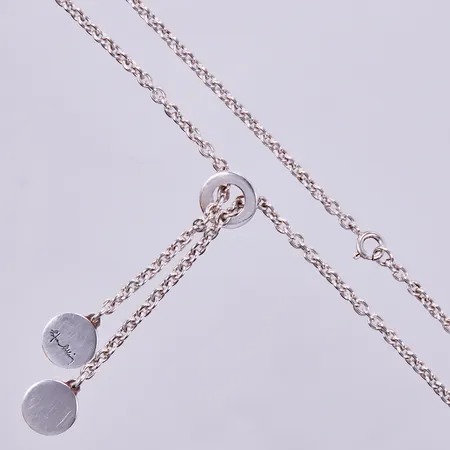 Collier Efva Attling, längd ca 43cm, bredd ca 4mm, silver Vikt: 15,9 g