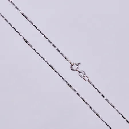 Kedja Venezia, längd ca 38mm, bredd ca 1mm, 18K Vikt: 3 g