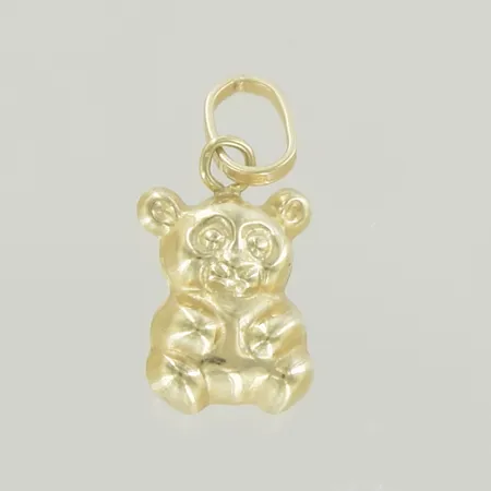 Hänge björn, längd 1,3 cm, 18K Vikt: 0,4 g