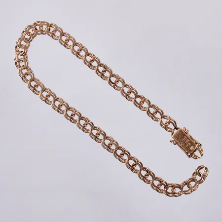 Armband Bismarck, trasigt vid lås, 18K  Vikt: 8,3 g