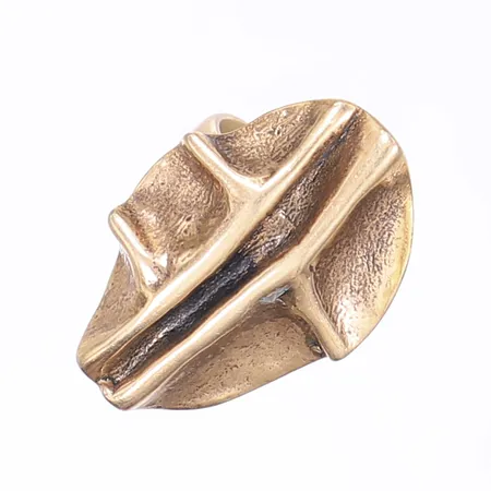 Ring brons ställbar stl ca 18, bredd 6-35mm, tillv. Smycket