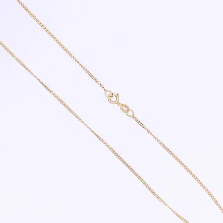 Halskedja pansar 38cm bredd 1,5mm tillv. Balestra 18K Vikt: 3,1 g