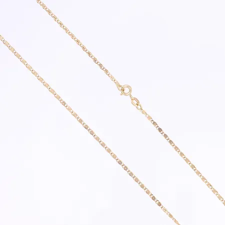 Halskedja irrgång 49,5cm bredd 2mm Balestra 18K Vikt: 5,1 g
