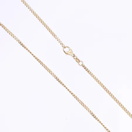Halskedja pansar 46,5cm bredd 2,5mm 18K Vikt: 11,1 g