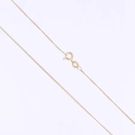 Halskedja pansar Balestra längd 39cm, bredd 1mm 18K Vikt: 1,5 g