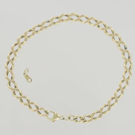 Armband pansar, längd 24,5 cm, bredd 6,2 mm, 18K Vikt: 10 g