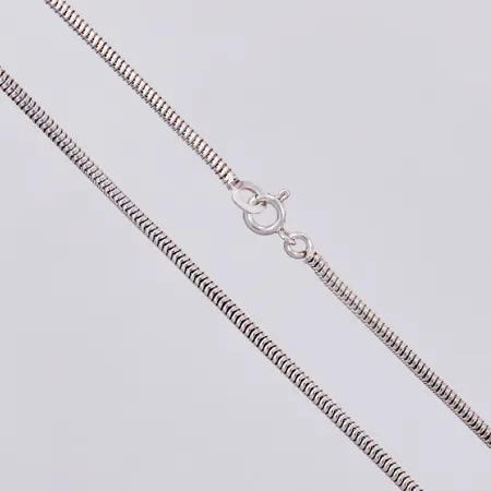 Kedja Ormlänk, längd: ca 40cm, bredd: ca 2mm, 925/1000, silver Vikt: 7,4 g