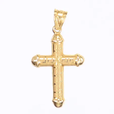 Hänge kors längd inkl ögla 30mm bredd 15mm 21K Vikt: 1,4 g
