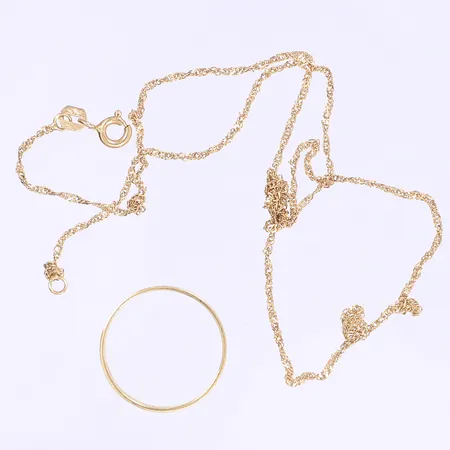 Diverse guld defekt 18K Vikt: 2,5 g