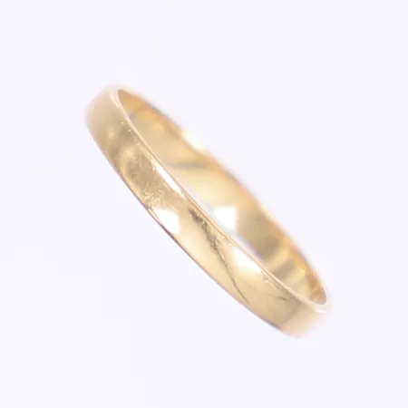Ring slät stl 13¼ bredd 2mm 18K Vikt: 0,6 g