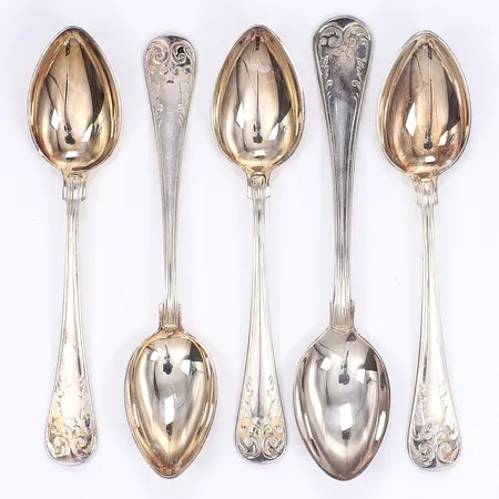 5 moccaskedar silver 830/1000 Vikt: 111,7 g