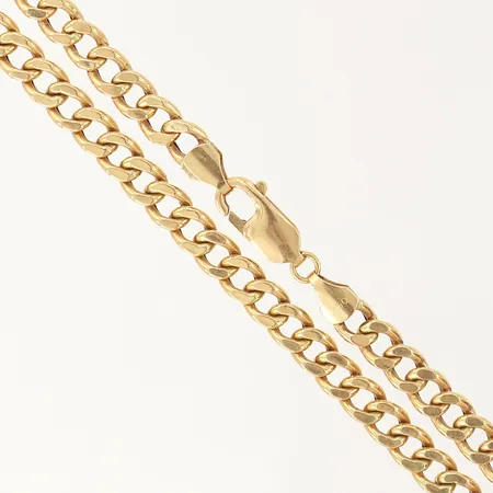 Kedja Pansar, längd: 57cm, bredd: 5,2mm, 18K  Vikt: 16,1 g