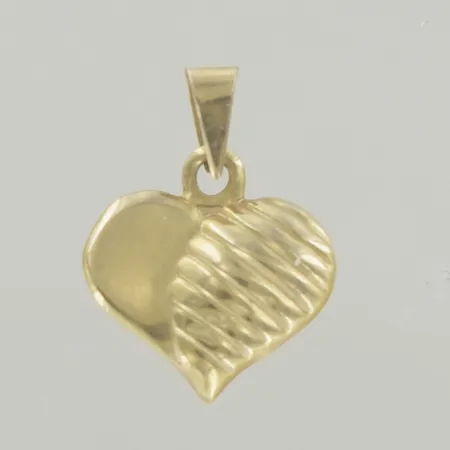 Hänge hjärta, längd 1,5 cm, 18K Vikt: 0,2 g