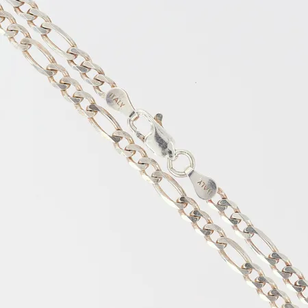 Kedja Figaro, längd: 45cm, bredd: 3,6mm, 925/1000  Vikt: 9,7 g