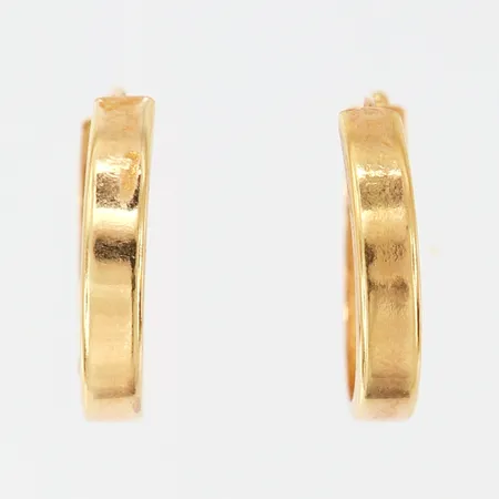 Ett par örhängen, Ø18mm, 18K Vikt: 1,1 g