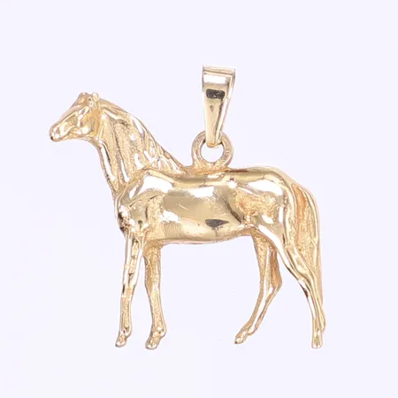 Hänge häst längd inkl ögla 24mm, bredd 22mm, 18K Vikt: 6,5 g