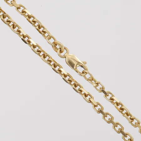 Kedja Ankarlänk, längd 44cm, bredd 3mm, 18K guld Vikt: 14,2 g