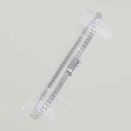 Armband, längd 18 cm, bredd 3,3 mm, silver Vikt: 7,2 g