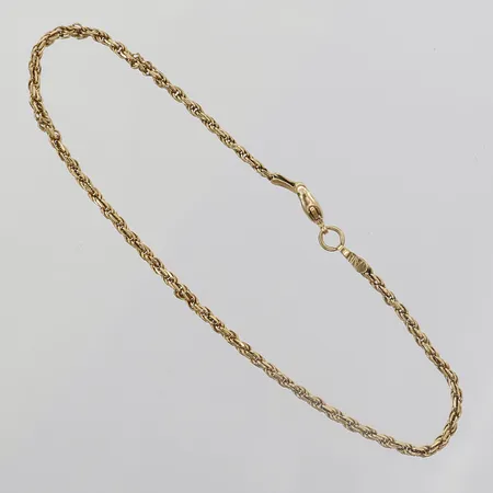 Armband Cordell, längd: 19,5cm, bredd: 2mm, defekt lås, 18K guld.  Vikt: 3,3 g