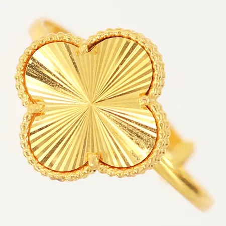 Ring, stl 18, bredd: 1,4mm, skev skena, OBS! Ej märkesdesign!, 21K  Vikt: 2,6 g