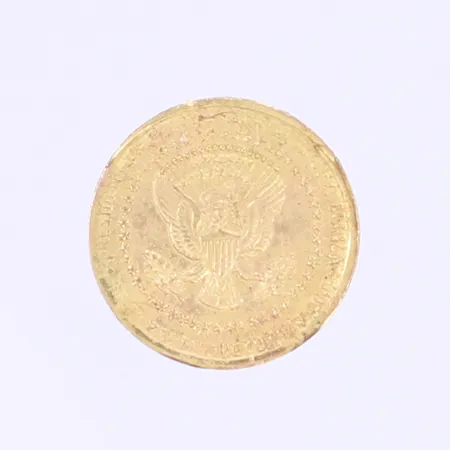 Mynt JFK, Ø13mm, 21K Vikt: 1,2 g