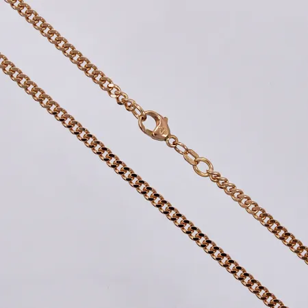 Kedja Pansar, längd: ca 52cm, bredd: ca 3mm, KFS, Svedbom & Co AB, 18K  Vikt: 19,3 g