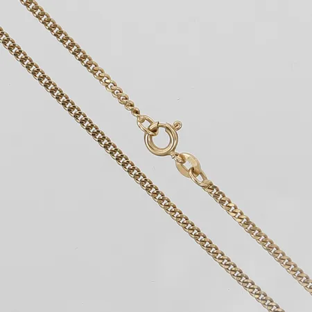 Kedja, Pansarlänk, längd 51cm, bredd 2mm, 18K guld Vikt: 8 g